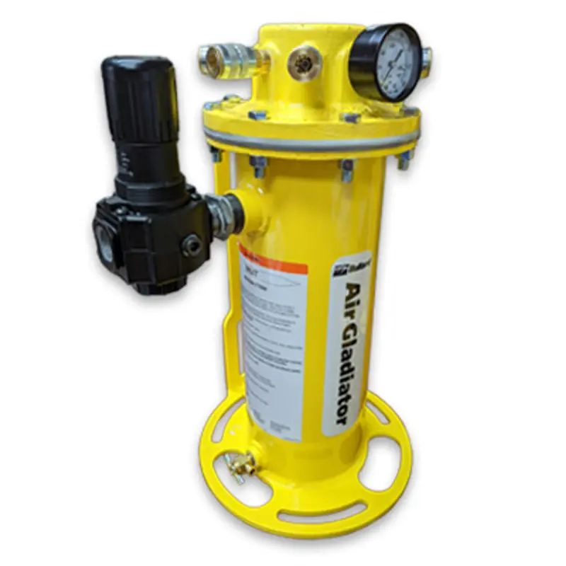 Pirate Brand Bullard® Airgladiator Series Six-Outlet Filter Assembly – With Pressure Gauge, Relief Valve, Regulator & Six Hose Adaptors 1