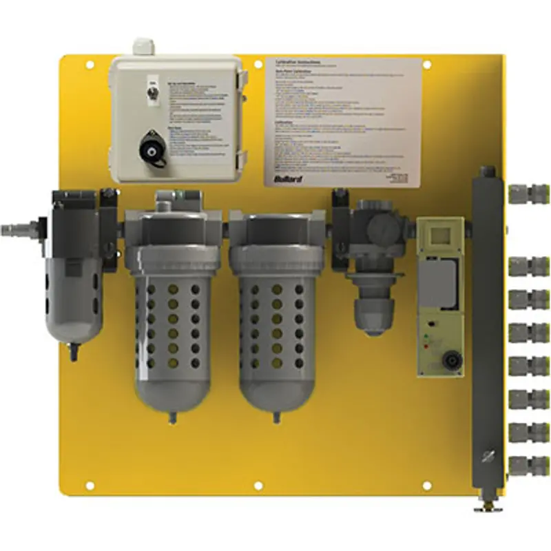 Pirate Brand Bullard® Cab Air Supply System – 100 Cfm Panel-Mount Unit With Co Monitor, Octal Outlets & Remote Alarm Jack 1