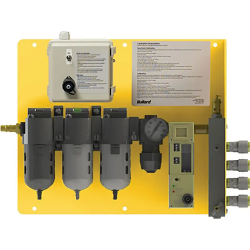 Pirate Brand Bullard® Cab Air Supply System – 50 Cfm Panel-Mount Unit With Co Monitor, Quad Outlets & Remote Alarm Jack 1