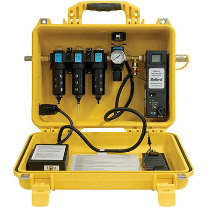 Pirate Brand Bullard® Cab Portable Air Filter & Co Monitor – 15 Cfm Box Unit, Single Outlet (V25 Splitter Required For Two Workers) 1