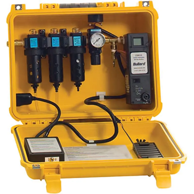 Pirate Brand Bullard® Cab Portable Air Filter & Co Monitor – 30 Cfm Box Unit With Remote Alarm Jack, Dual Outlets 1