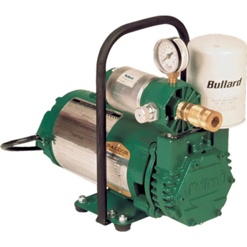 Pirate Brand Bullard® Edp10 Electric Free Air Pump – 10 Cfm, 3/4 Hp, W/ Quick-Disconnect & Run Hour Meter 1
