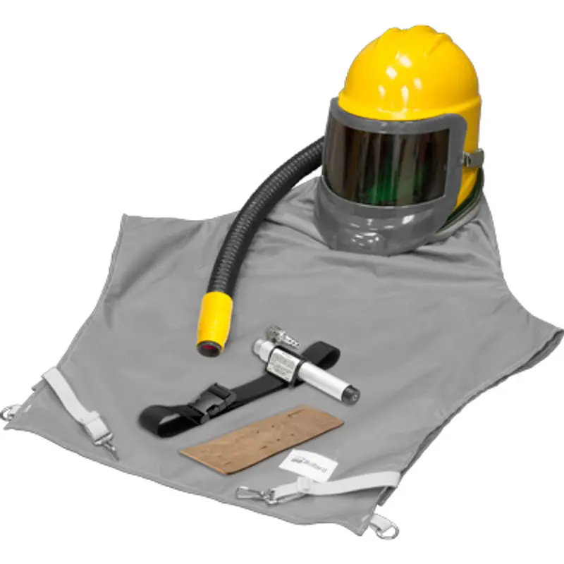 Pirate Brand Bullard Genvx Compressed Air Respirator – 28" Cape 28Vx, Ac1000 Cool Tube, Ce Certified, 1/4" Fitting 1