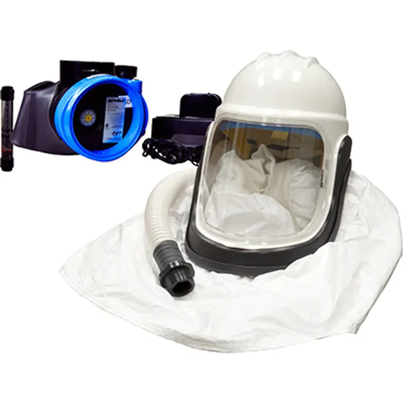 Pirate Brand Bullard® Hmxi Evahl Papr System – Belt-Mounted Type C Respirator For Hazardous Locations With Tychem 2000 (Qc) Shroud 1