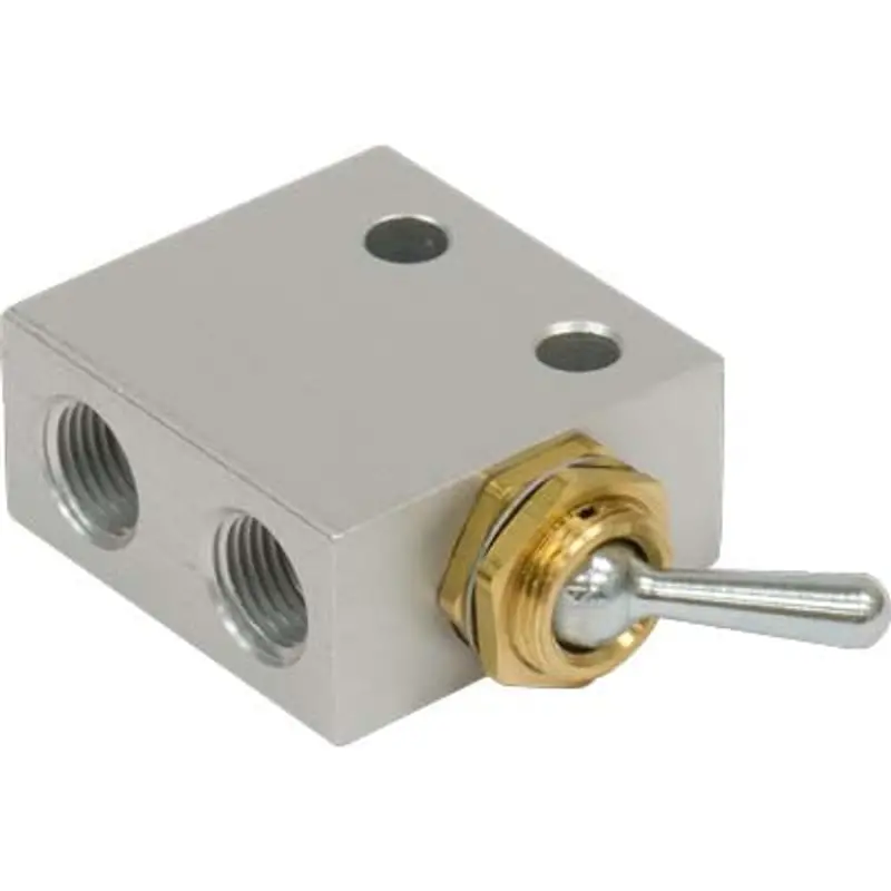Pirate Brand Clemco/Zero Acs 3-Way Manual Contractor Air Valve (1/8" Npt) 1