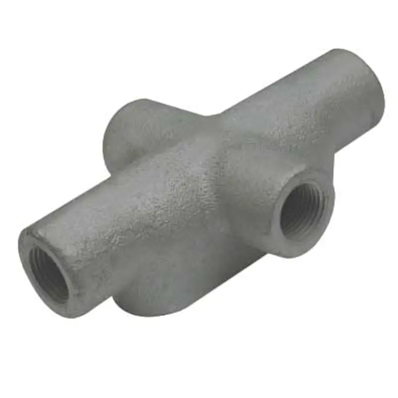 Pirate Brand Conduit Outlet Body – 0.5" Cross Fitting, Schmidt-Style 1