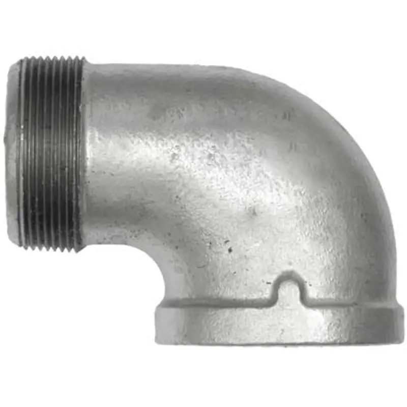 Pirate Brand Galvanized Street 90° Elbow – Schmidt Mfg Style, 2" 1
