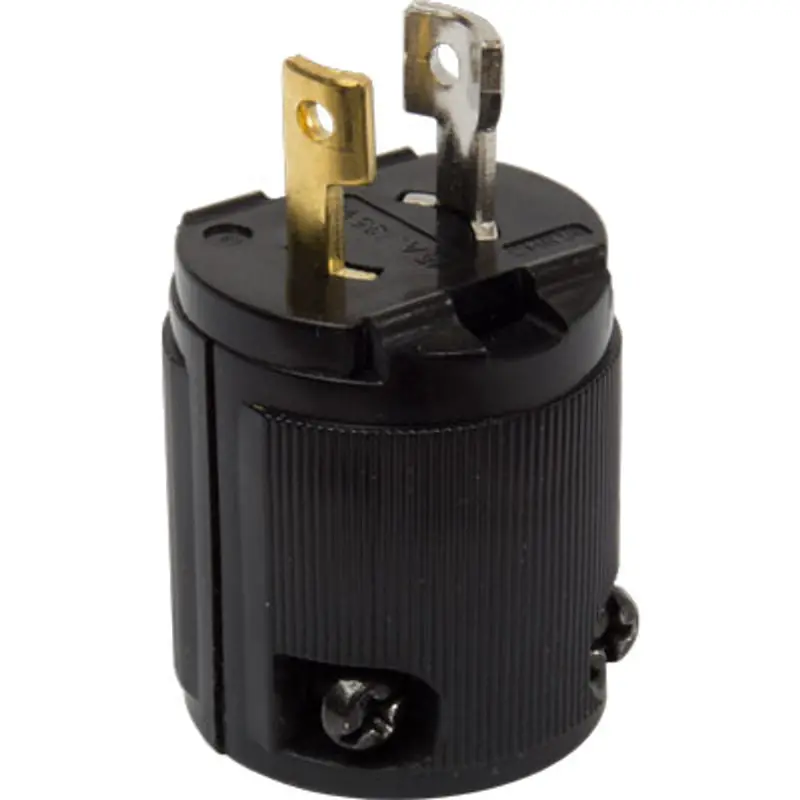 Pirate Brand Graco-Style Male Twist-Lock Midget Connector – 2-Prong 1