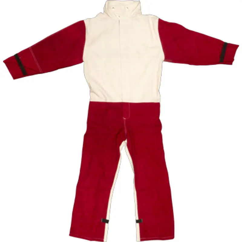 Pirate Brand Leather Abrasive Blast Suit — All-Velcro Fly Design 1