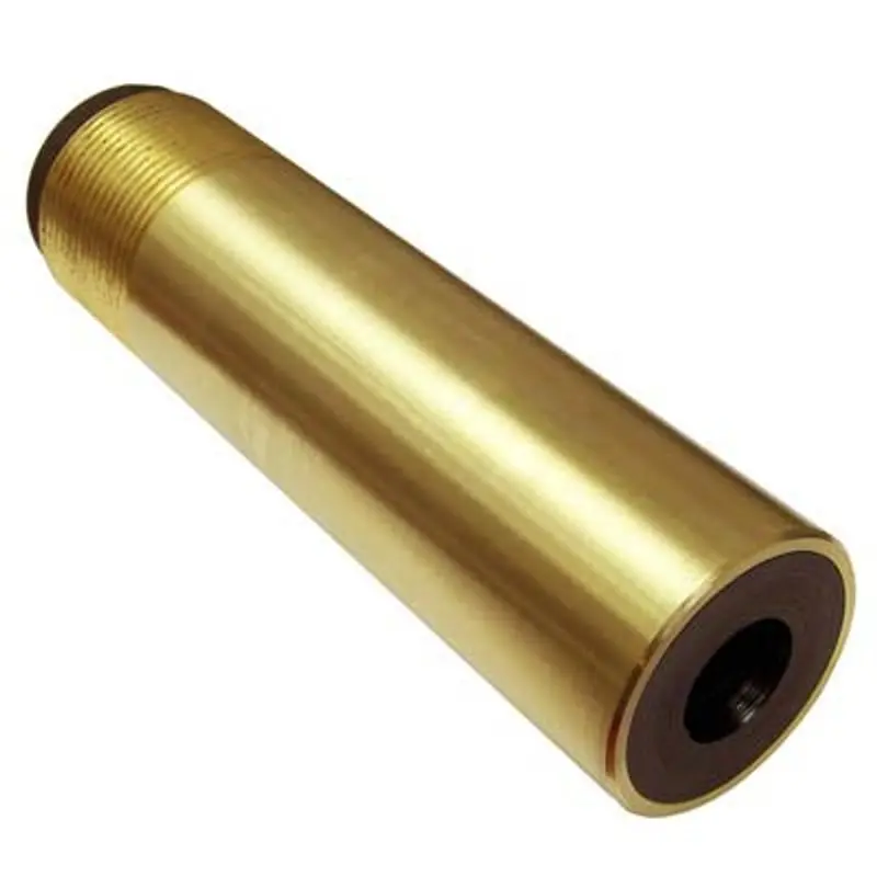 Pirate Brand Long-Venturi Nozzle With Brass Jacket: Tungsten Carbide, 1-1/4" Entry & Thread 1
