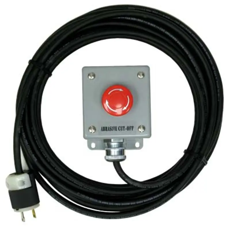 Pirate Brand Palm Button Operator – 25-Foot Heavy-Duty Urethane Control Cord With Prong Options 1