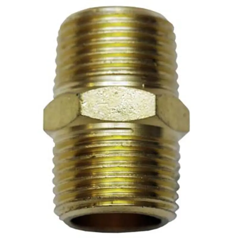 Pirate Brand Rpb® Radex Brass Hex Nipple – 3/8 Inch 1