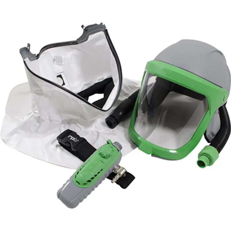 Pirate Brand Rpb® Z-Link® Respirator System With Tychem Sl Cape, C40 Cooler, Ansi Z87+/Z89.1 Compliance (Niosh Tc-19C-05345 Type C) 1