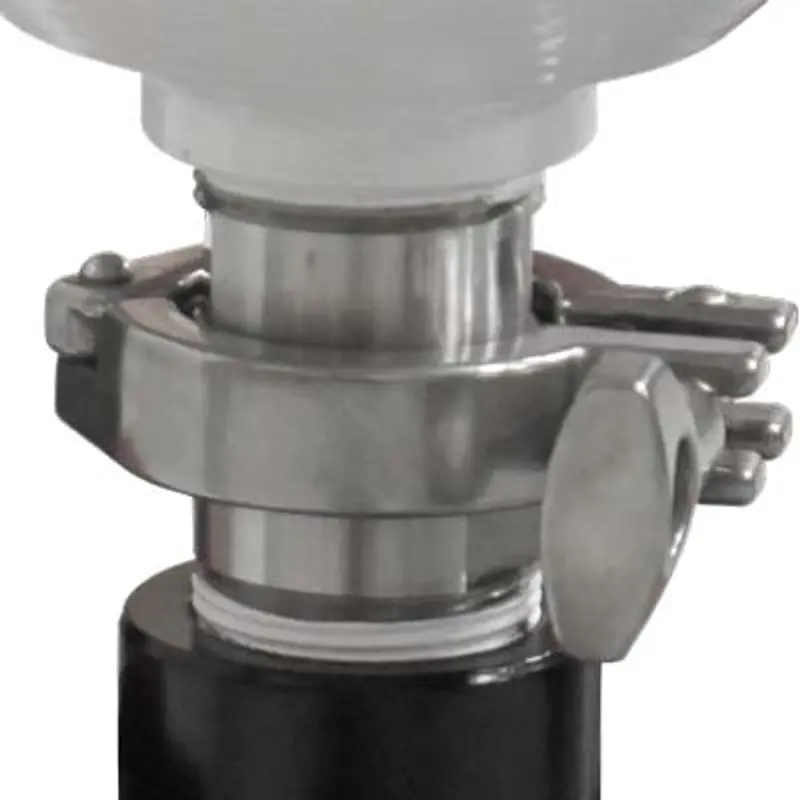 Pirate Brand Sanitary Clamp Metering Valve – 1-1/4 Inch Mnpt Quick-Disconnect For Portable Abrasive Blasters 1