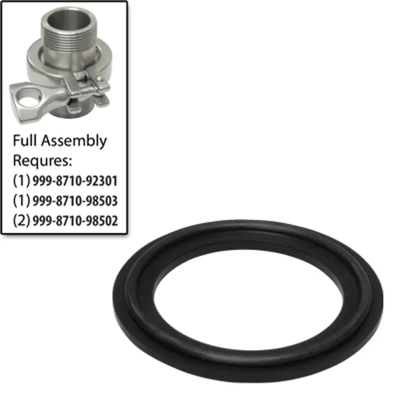 Pirate Brand Sanitary Clamp O-Ring – Replacement Seal For Quick-Release Couplings 1