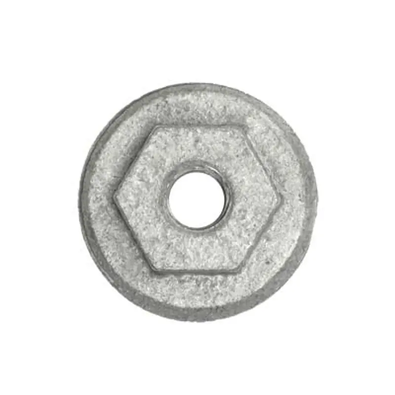 Pirate Brand Schmidt-Style Galvanized Reducing Bushing – 1-1/2" X 1/4" 1