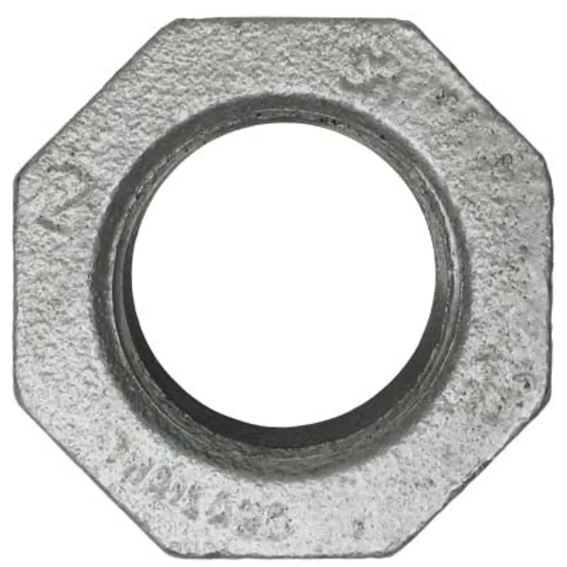 Pirate Brand Schmidt-Style Galvanized Reducing Bushing – 2" X 1-1/4" 1