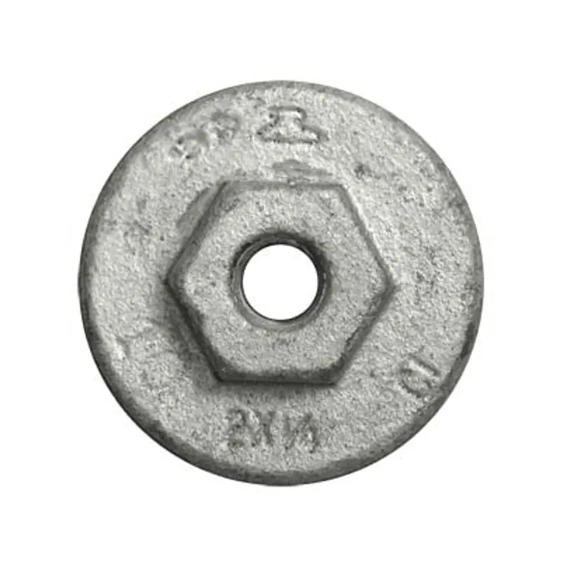 Pirate Brand Schmidt-Style Galvanized Reducing Bushing – 2" X 1/4" 1