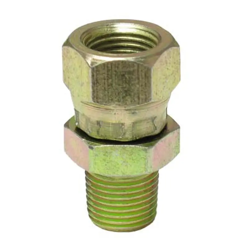 Pirate Brand Straight Swivel: 1/8" Mnpt × 1/8" Female – Schmidt Mfg Style 1