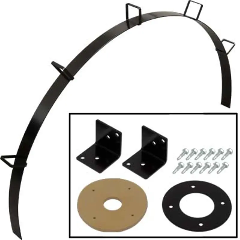 Pirate Brand Top-Entry Blast Cabinet Kit – Compatible With Cabinets Up To 48" Roof Depth 1