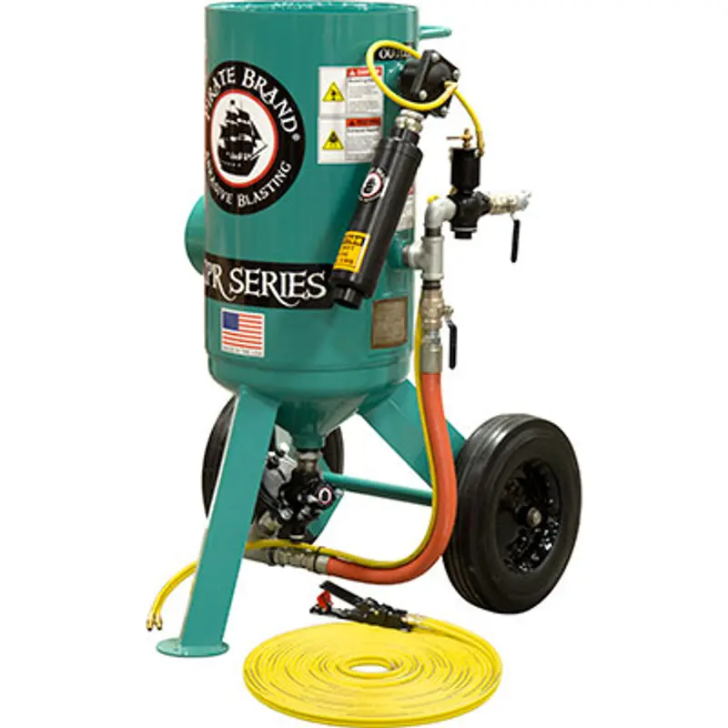 Pirate C-Series 3 Cu Ft Base Blasting Package: Portable Blast Pot With Pneumatic Controls And Amv Ii™ Metering Valve 1