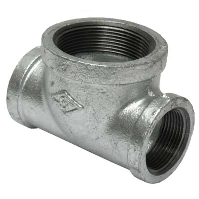 Pirate Empire-Style Galvanized Tee Fitting – 1-1/4" X 1-1/4" X 2", Designed For Portable Paint Pots 1