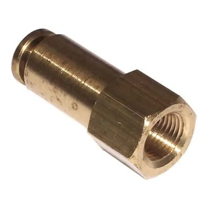 Pirate Empire Tube-To-Npt Adaptor – 1/4" Tube × 1/8" Fpt, 1" Pipe System Ready 1