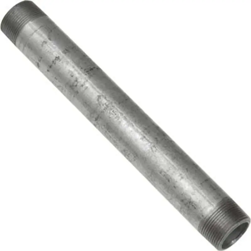 Pirate Galvanized Schedule 80 Tbe Nipple – 1-1/4" × 12" 1