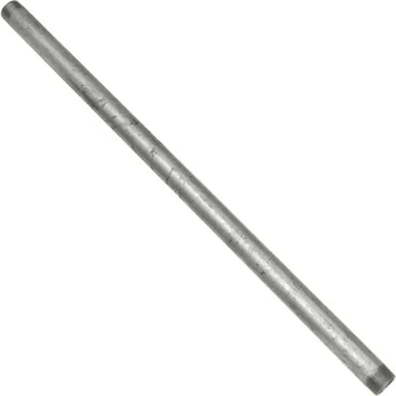 Pirate Galvanized Schedule 80 Tbe Nipple – 1-1/4" × 36" 1