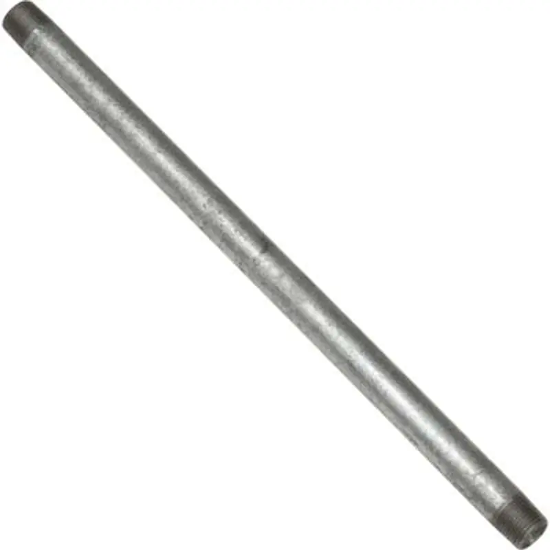 Pirate Galvanized Tbe Nipple – 3/8" × 12" 1