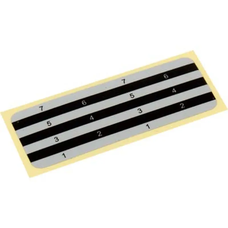Pirate Mpv Ii Abrasive Adjustment Indicator Label – Calibration Reference Sticker 1