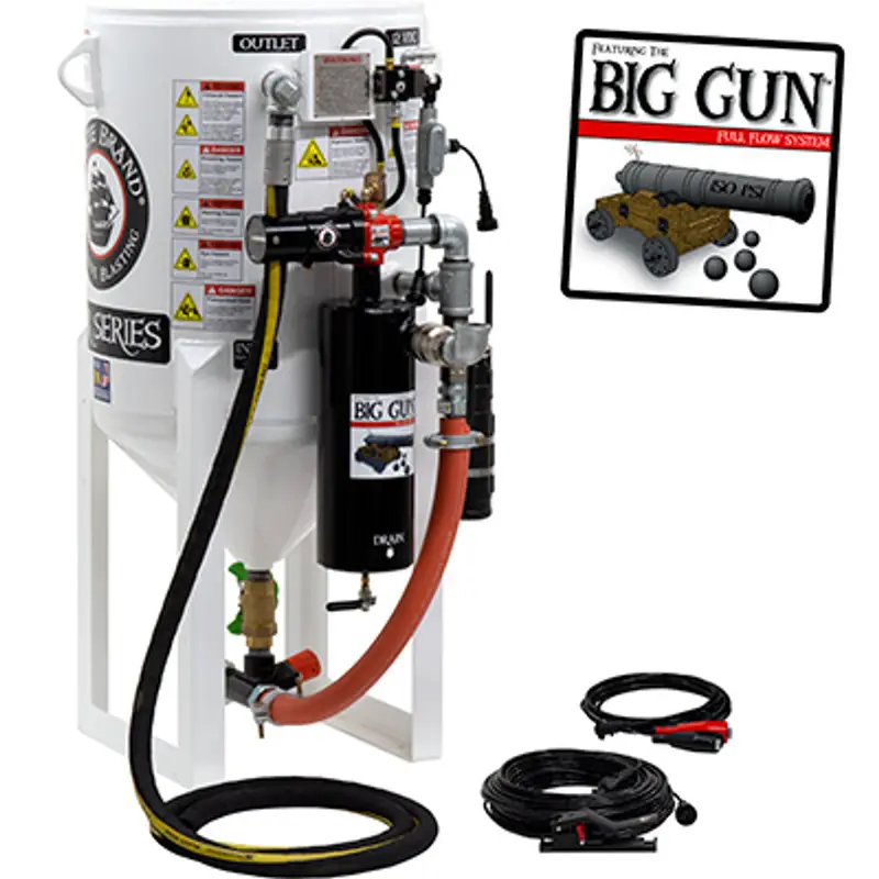 Pirate S-Series 6.5 Cu Ft Standard Single-Outlet Blast Pot With Pressure Release & 12Vdc Electric Controls 1