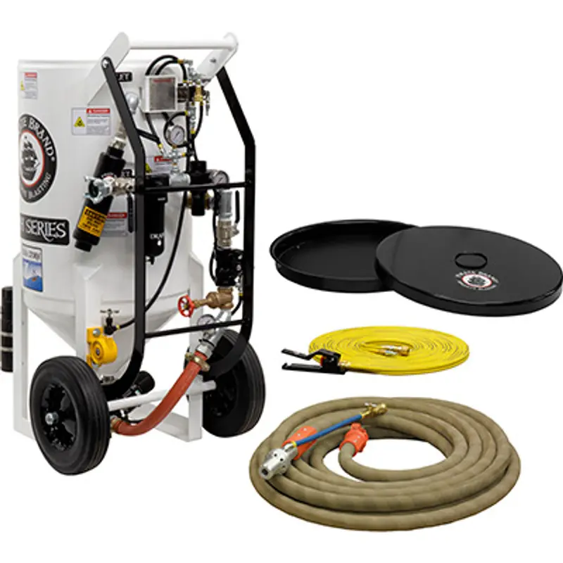 Pirate Soda Storm 6.5 Cu Ft Portable Blast Pot – Pressure Hold System With Pneumatic Controls 1