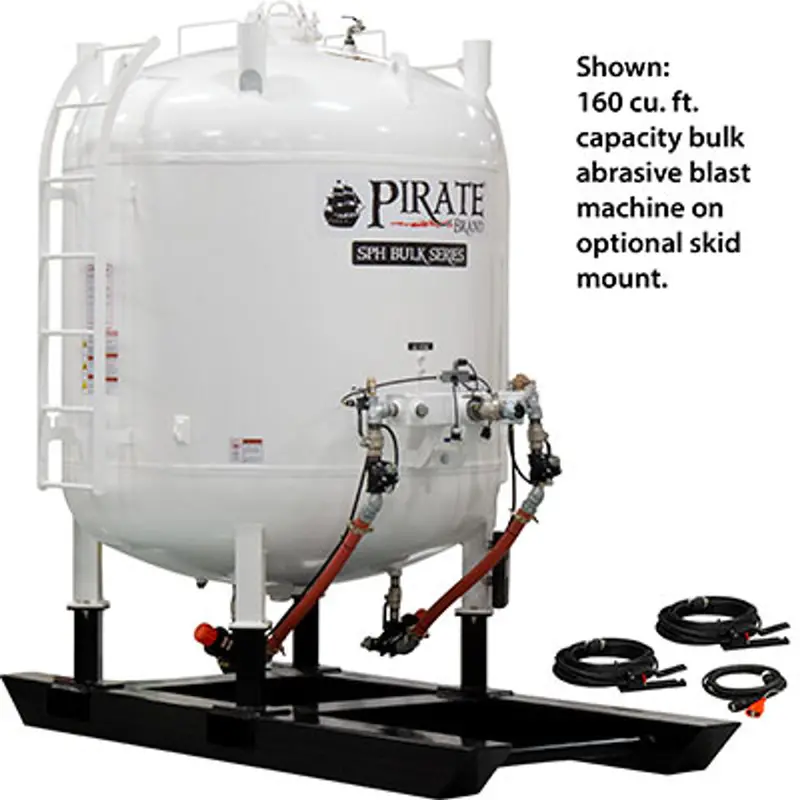 Pirate Sph 120 Cu Ft 12Vdc Electric Bulk Blast Pot 1