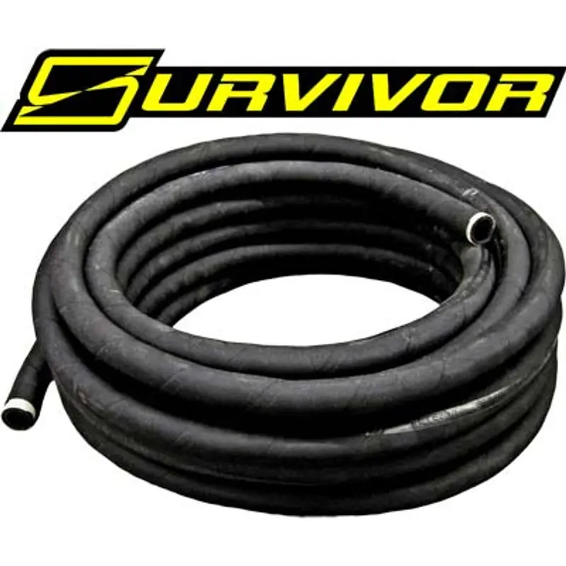 Pirate Survivor™ Suction Hose – 5/8" Id × 1-1/16" Od, Black 1