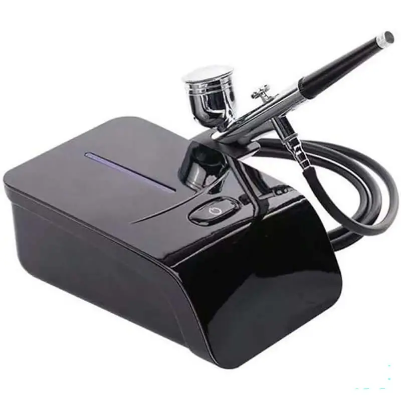 Portable Airbrush Compressor Kit With Dual-Action Airbrush 1