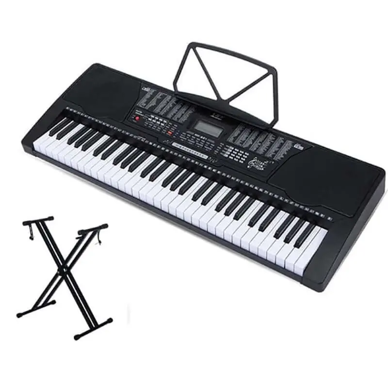 Portable Electric Keyboard Piano With Adjustable X-Stand Included 1