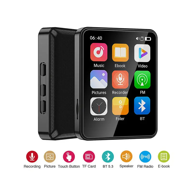 Portable Touchscreen Mp3/Mp4 Player With Bluetooth Connectivity 1