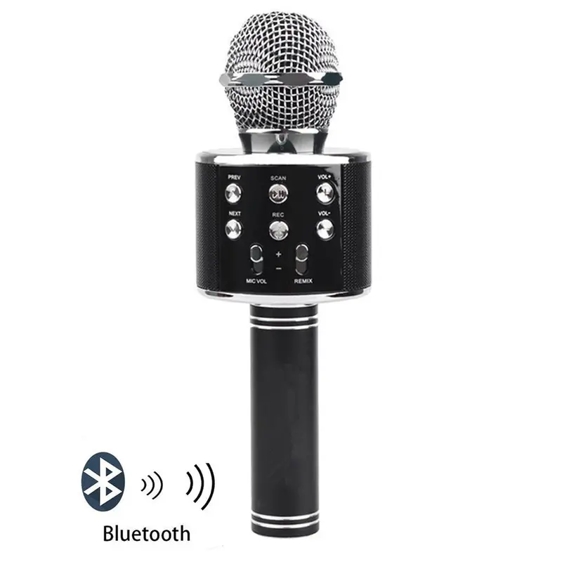 Portable Wireless Karaoke Microphone With Built-In Speaker 1