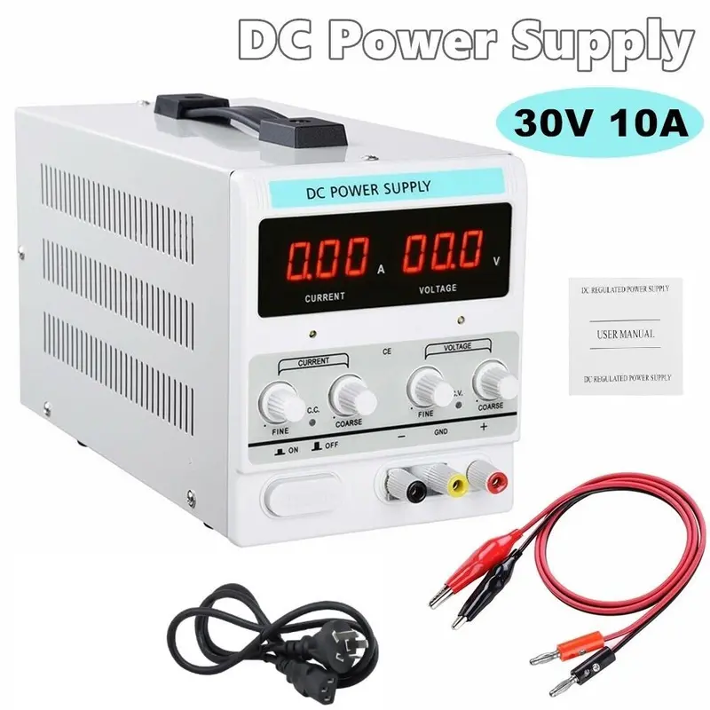 Precision 30V 10A Adjustable Dc Bench Power Supply – Lab-Grade Output 1