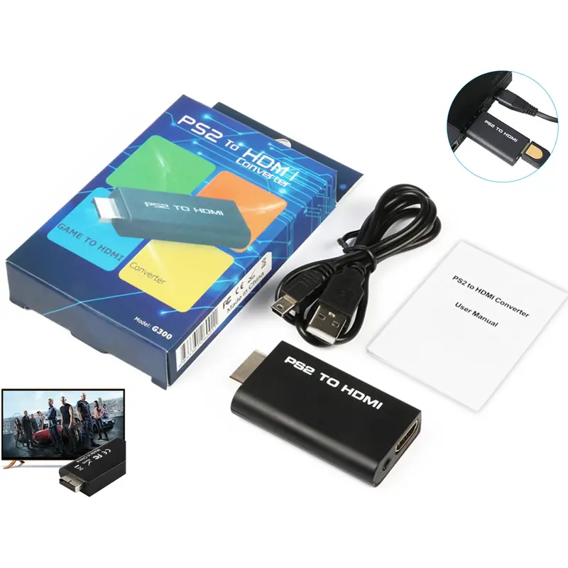 Ps2 To Hdmi Video Converter – Retro Gaming Adapter For Modern Displays 1