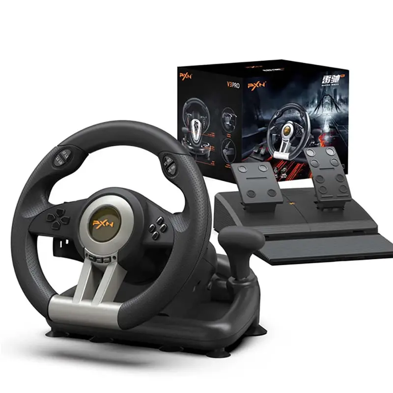 Ps4-Compatible Racing Wheel With Realistic Steering Feedback 1