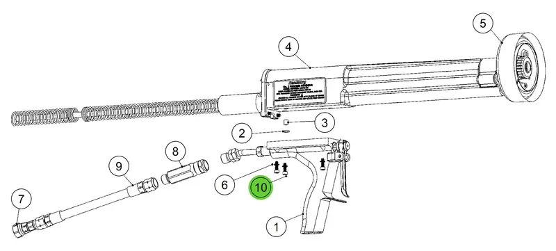Ransburg #2 Process Gun Shcs #8 Screw Set (4-Pack) 1