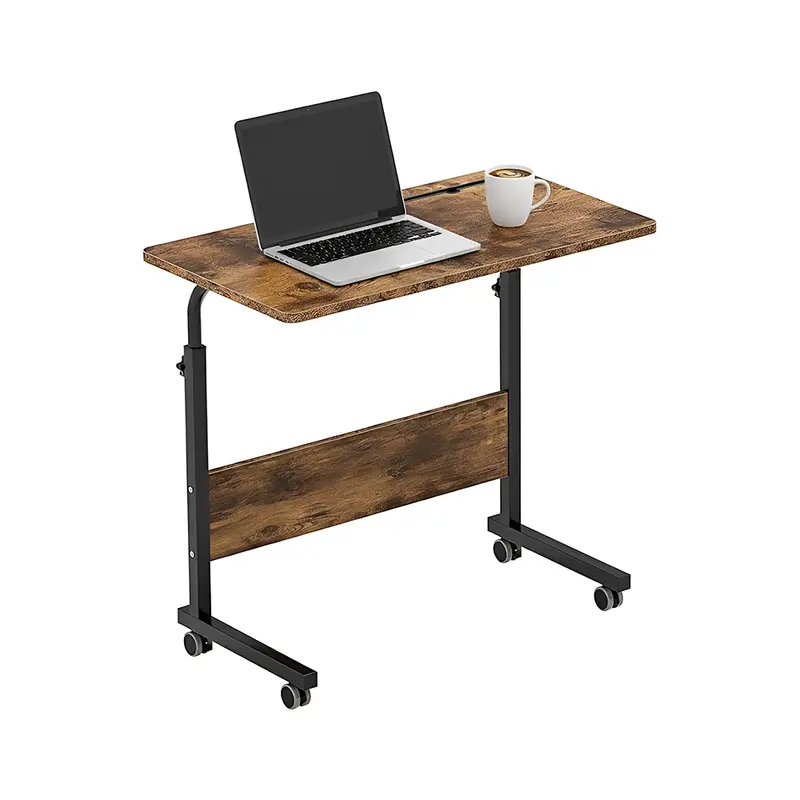 Rolling Adjustable Laptop Stand With Smooth-Castor Wheels 1