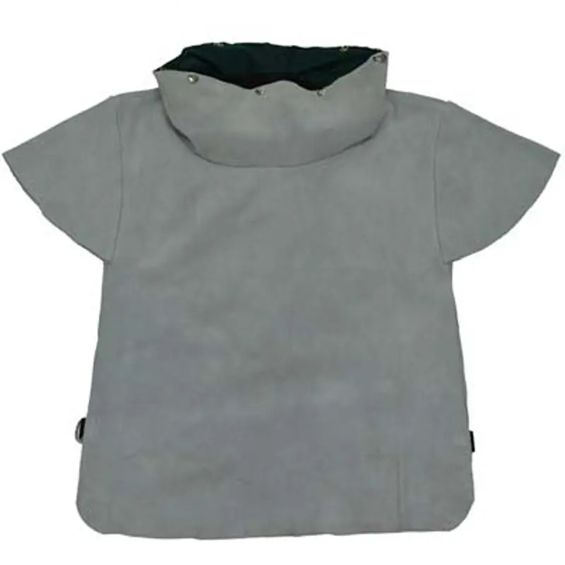 Rpb Gray Leather Blasting Cape – 28" Length For Heavy-Duty Use 1