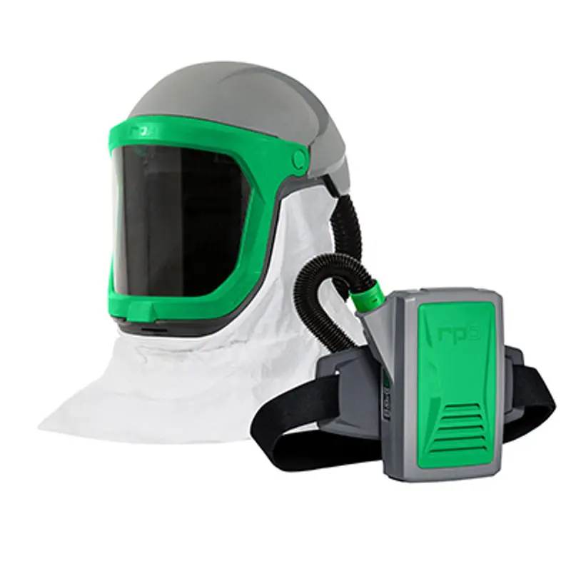 Rpb® Z-Link® Px5 Air Papr With Tychem® Sl Shoulder Cape – Belt-Mounted Powered Respirator 1