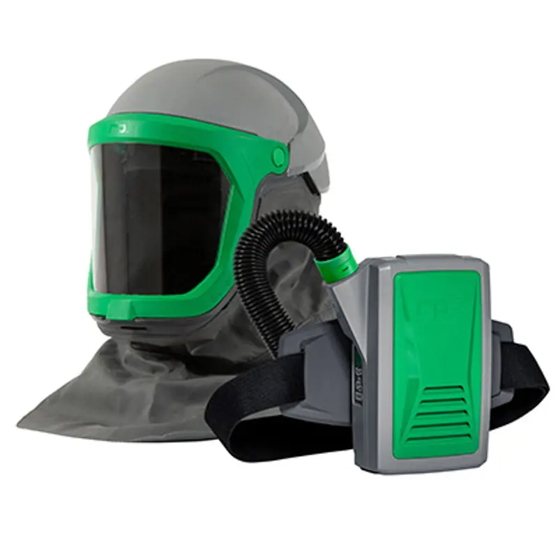 Rpb® Z-Link® Px5 Air Papr With Zytec® Fire-Rated Shoulder Cape – Belt-Mounted Powered Respirator 1