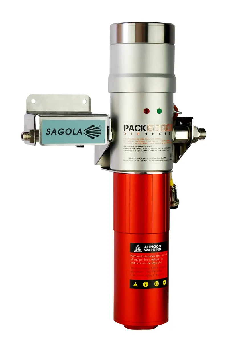 Sagola 6000X High-Capacity Pneumatic Air Heater For Workshop Use 1