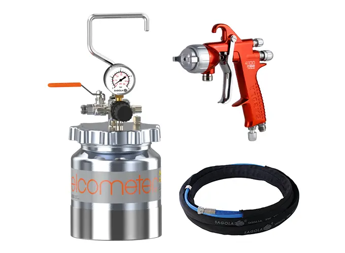 Sagola P2-5T Pressure Pot Spray Pack With X4100 Gun 1