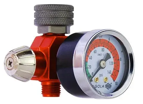 Sagola Rc1 Precision Air Flow Regulator With Analog Pressure Gauge 1